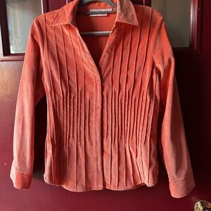 Rebecca Malone Coral Button-Down Shirt